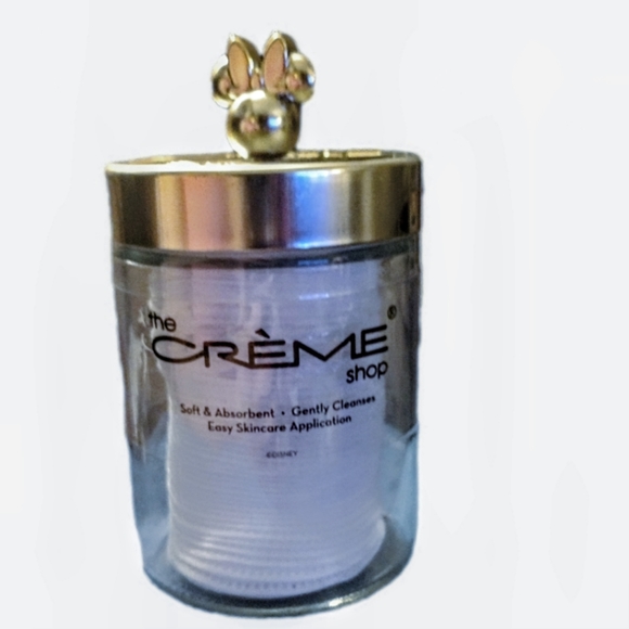 NEW THE CREME SHOP MINNIE MOUSE CHIC REUSABLE JAR CONTAINER 50 Exfoliati… - Picture 2 of 7